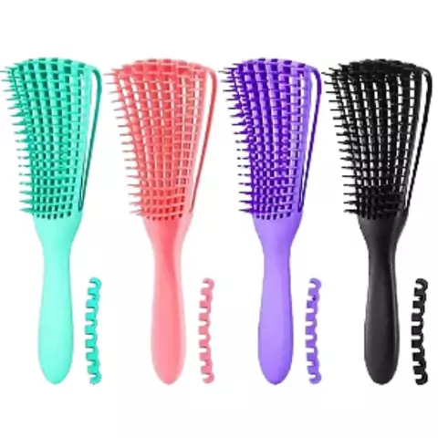 Escova Polvo Importada Tamanho Grande p/ Definir Cachos Sortido Ref:IMP454