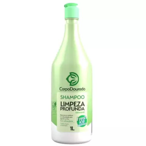 Shampoo Corpo Dourado Jaborandi 1000ml Limpeza Profunda