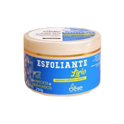 Esfoliante Lirio para Pés Belle Procosmetics 250g Pés Macios e Hidratados