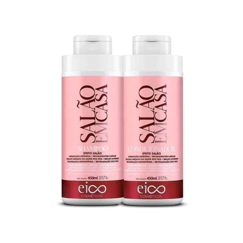 Kit Tratamento Capilar Eico Salão em Casa 450ml Shampoo e Condicionador