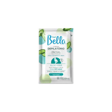 Creme Depilatório Facial Depil Bella Buço e Queixo 10g Aloe e Vera