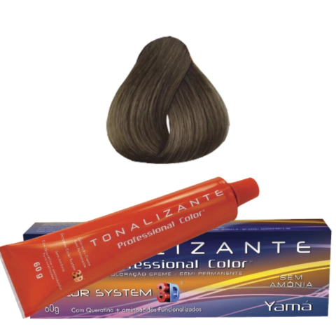 Tintura Tonalizante Yamá Professional Color 3D 60g Cor 7.3 Louro Dourado