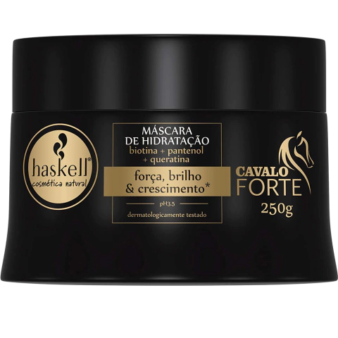 Máscara de Hidratação Haskell Cavalo Forte 250g Força Brilho Crescimento