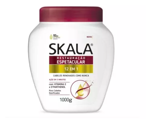 Creme de Tratamento Skala Tratamento 12 em 1 1000g Restauração Espetacular