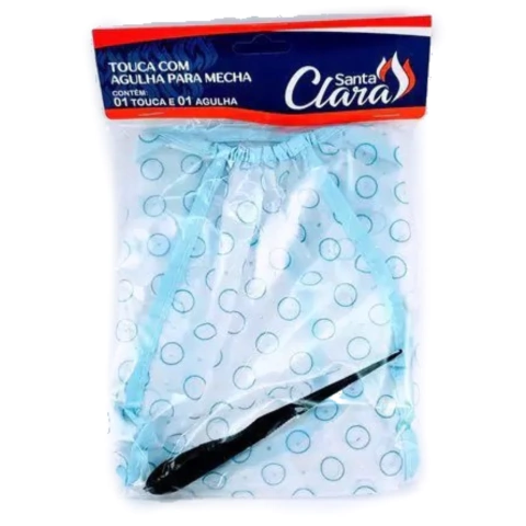 Touca para Mechas Santa Clara com Agulha Importada Ref: 625