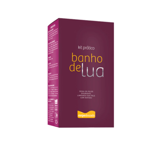 Kit de Banho Prático Corpo Dourado Banho de Lua 300g Pêlo Dourado