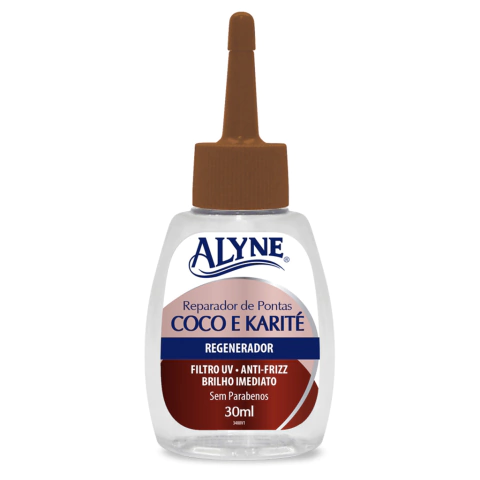 Reparador de Pontas Alyne Coco e Karitê 30ml Regenerador