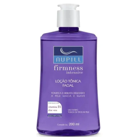 Loção Tônica Facial Nupill Firmness Intensive 200ml Tonifica e Hidrata