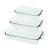 Set de 3 fuentes Rectangulares Pyrex Basics - comprar online