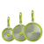 Set de sartenes Fuego Verde Lima Pyrex