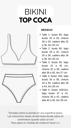 Bikini COCA verde oliva - colaless - tienda online