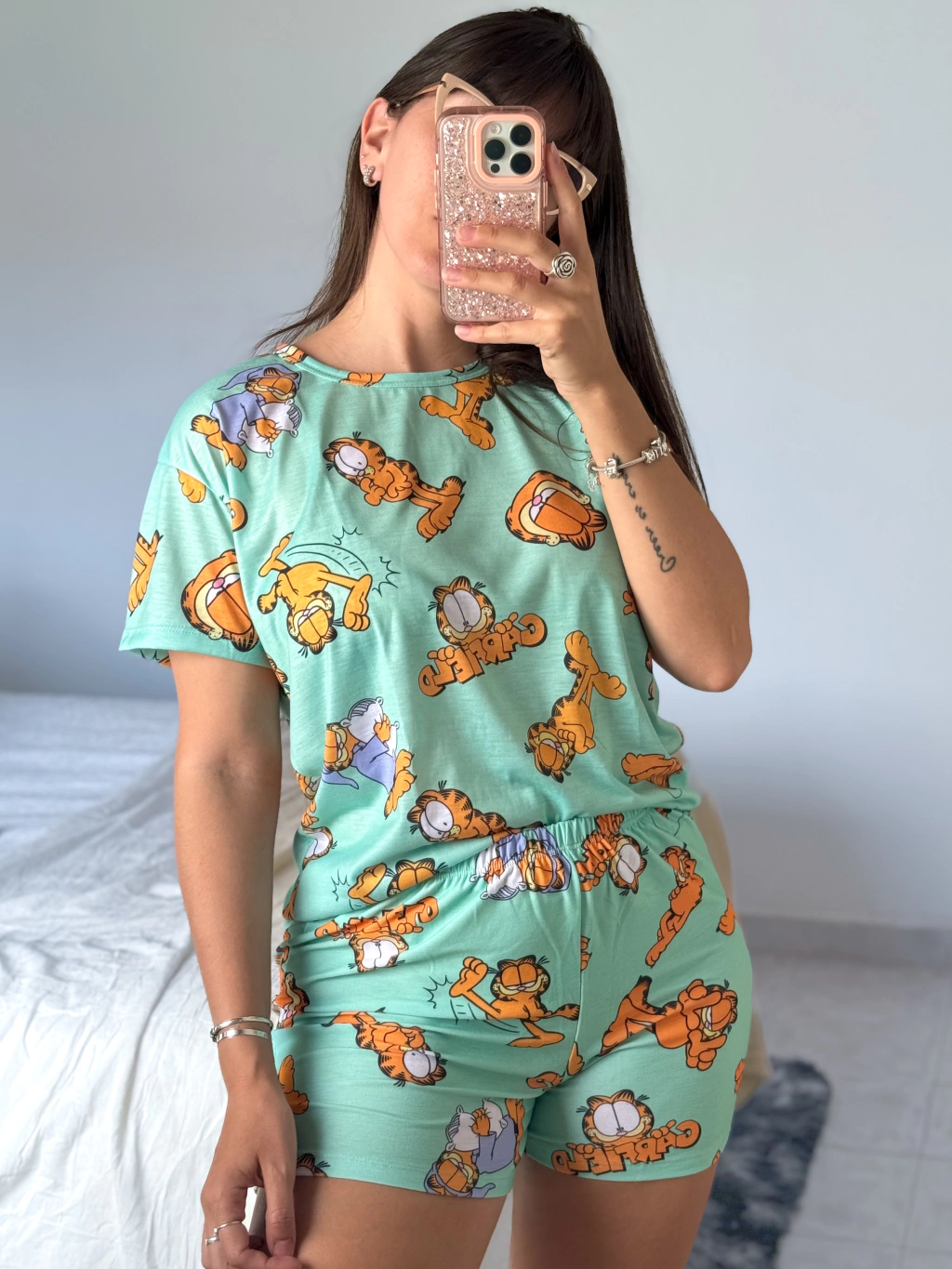 Homewear GARFIELD manga corta unisex