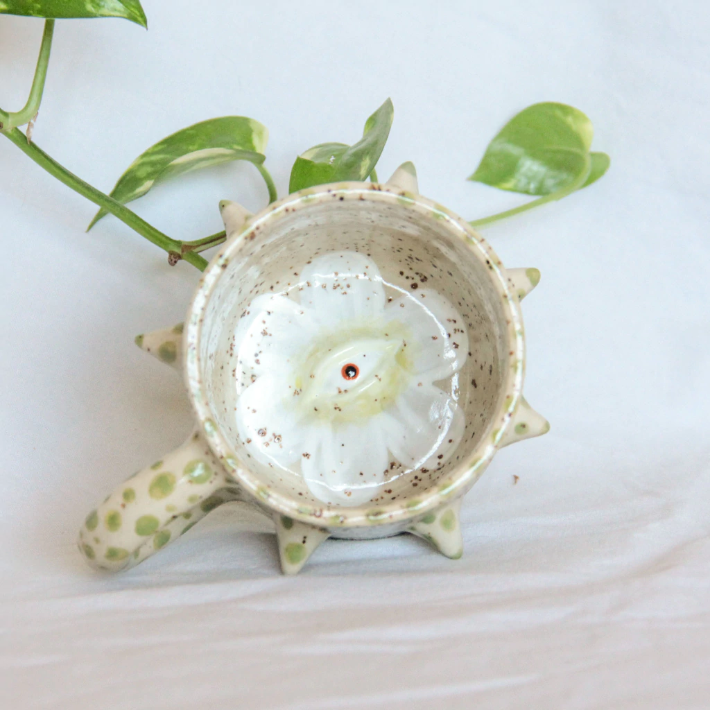 caneca flor olhuda 〰 spikes
