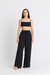 Calça Pantalona Reta - Preta