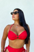 Top sutiã Maragogi - Vermelho