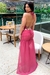 Vestido Slip longo Dara - Rosa - loja online