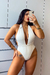 Maiô/Body Ísis - Off White - loja online