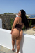 Maiô/Body Mykonos - Marrom - loja online