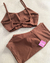 CONJUNTO CROSS MARROM COSTAS CRUZADA - comprar online