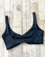 TOP FRANZIDO COSTAS NUA PRETO
