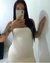 VESTIDO TOMARA QUE CAIA OFF WHITE