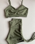 CONJUNTO SHORT LAÇO LATERAL VERDE MILITAR - comprar online