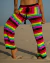 Calça crochê colorida, modelagem bordada reta, cintura ajustável. Versátil e deslumbrante. 