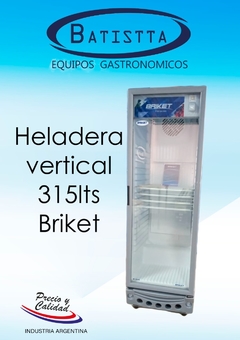 Heladera Vertical BRIKET M3200