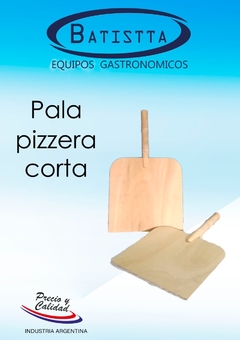 Pala pizzera corta de madera - comprar online