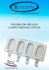 moldes de silicona cuatro heladitos