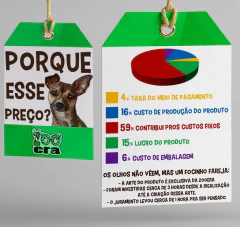 Quadro em mdf de Poodle - Zooera - Plaquinha de identificação ou pingente para cachorro e gato!