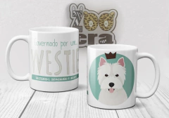 Caneca de Porcelana Westie White - comprar online