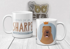 Caneca de Porcelana Sharpei - comprar online