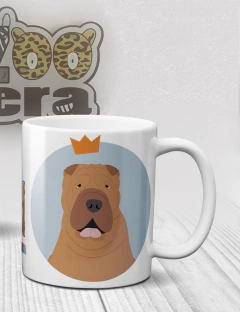 Caneca de Porcelana Sharpei