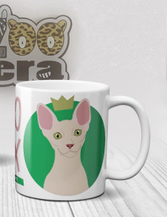 Caneca de Porcelana Gato Sphynx
