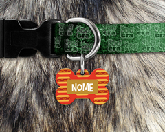 Plaquinha (Tag) de Identificação Cachorro quente