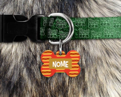 Plaquinha (Tag) de Identificação Cachorro quente