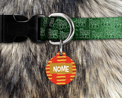 Plaquinha (Tag) de Identificação Cachorro quente - comprar online