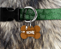 Plaquinha (Tag) de Identificação Chocolate