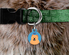 Plaquinha (Tag) de Identificação Chow chow - comprar online