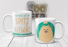 Caneca de Porcelana Spitz Alemão - comprar online