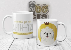 Caneca de Porcelana Shihtzu - comprar online