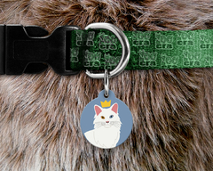 Plaquinha (Tag) de Identificação Gato Angorá - comprar online