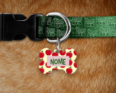 Plaquinha (Tag) de Identificação Maçã