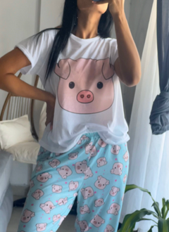 PIJAMA LARGO CERDITO