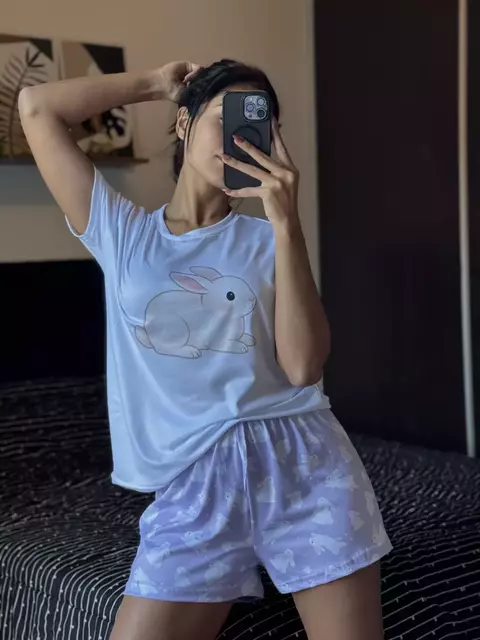 PIJAMA CORTO CONEJO - comprar online