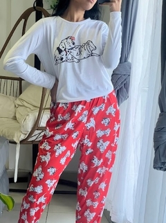 PIJAMA LARGO DALMATAS - comprar online