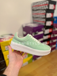 Zapatillas Force gamuza VERDE AGUA