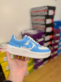 Zapatillas Force COMBINADA CELESTE BLANCA