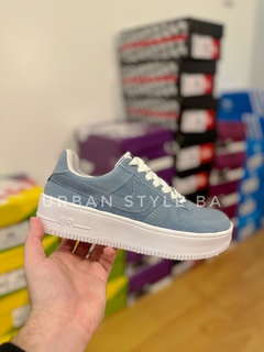 Zapatillas Force GAMUZA CELESTE